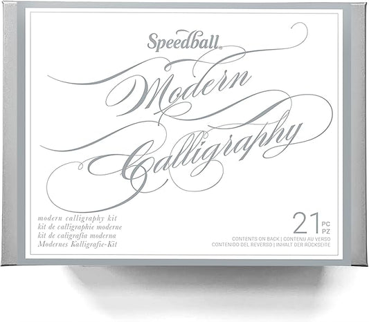 Speedball Modern Calligraphy Kit, Featuring Pen Holder, Nibs, Tips Ink, Textbook, Calligraphy Gift, Calligraphy Pen Set, Scribe Writing, Art Lettering, Artist, Caligraphy, Lettering, Invitations