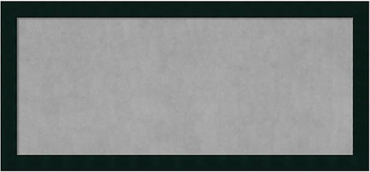 Amanti Art Black Framed Magnetic Board 24x52 Oversize Vision Board for use with Magnets, 100% Metal Sheet to Display Items as Office Decor or for Home Organization in mudroom, Kitchen or Kids Room