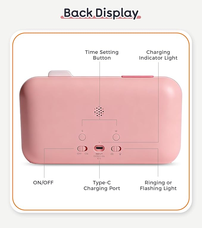 3-in-1 Visual ADHD Timer for Kids & Adults with Planning Board, Task Timer, Chore Chart & Visual Schedule Planner, Autism & ADHD Tools with Checklist for Homeschool Supplies, Home, School (Pink)