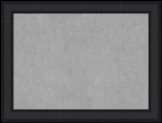 Amanti Art Black Framed Magnetic Board 25x33 Medium Vision Board for use with Magnets, 100% Metal Sheet to Display Items as Office Decor or for Home Organization in mudroom, Kitchen or Kids Room