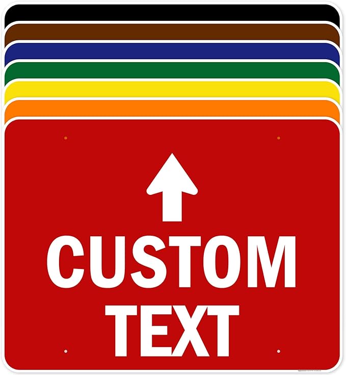 Custom Arrow,Custom Directional Sign, Up Arrow,36x48 Inches, Rust Free DiBound, Fade Resistant, Made in USA by My Sign Center