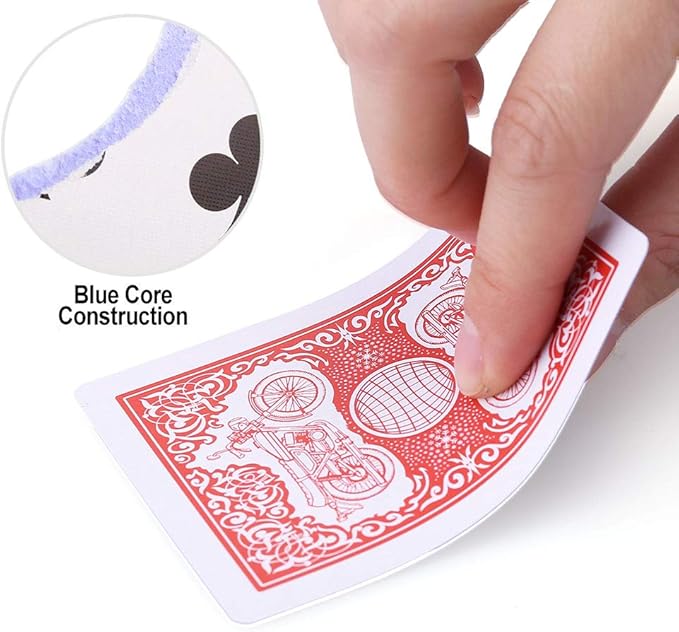 LotFancy Playing Cards Bulk, 144 Decks of Cards - 72 Blue and 72 Red, Poker Size Standard Index, for Blackjack, Euchre, Canasta Card Game, Casino Grade