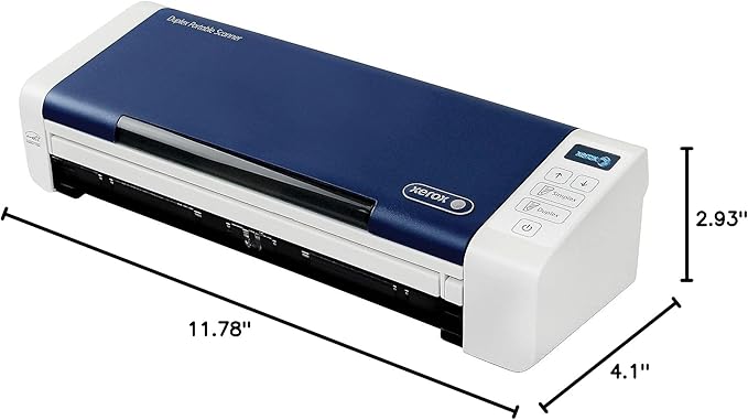 Xerox Duplex Portable Document Scanner Blue & White - XDS-P