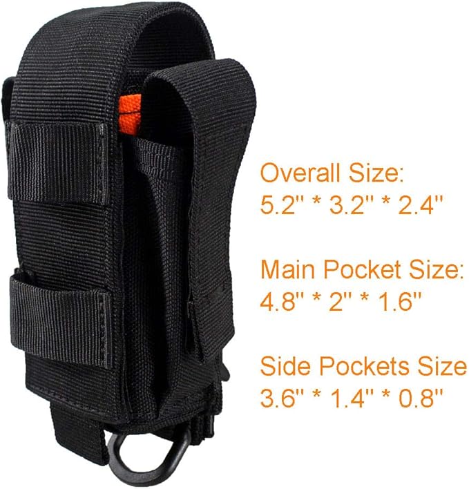 Depring Tool Holster Sheath Universal Multi Pockets Tool Organizer Heavy Duty Construction MOLLE Pouch