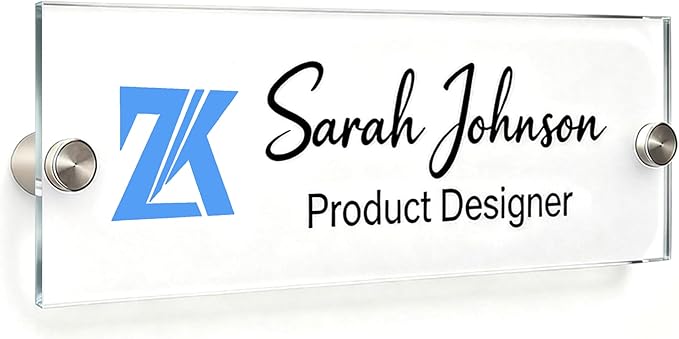 Personalized Office Wall Name Plate Sign Custom Door Name Plate Office Gifts Executive Sign Wall Plate Business Sign