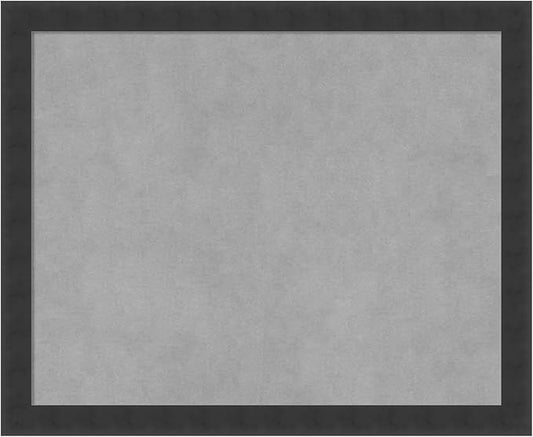 Amanti Art Black Framed Magnetic Board 18x22 Small Vision Board for use with Magnets, 100% Metal Sheet to Display Items as Office Decor or for Home Organization in mudroom, Kitchen or Kids Room