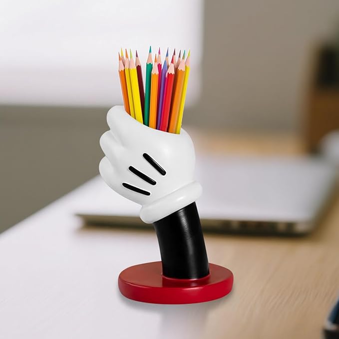 Cute Pen and Pencil Holder for Desk, Kids Small Desktop Organizer Cup,Funny Marker Storage and Office Supply Accessory