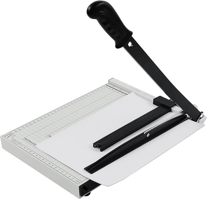 TEXALAN Precision Paper Cutter for A4/B5/A5/B6/B7, 10x13 inches, 70GSM Capacity, Metal Base