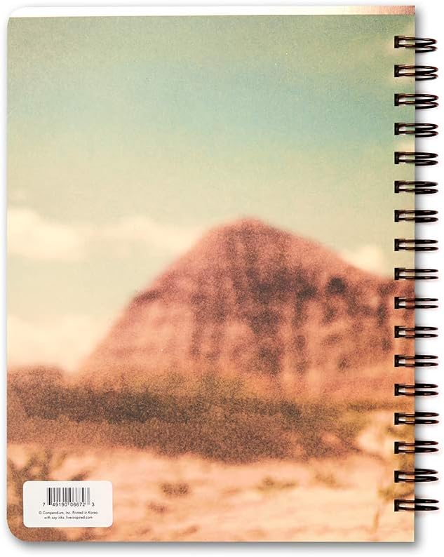 Compendium Spiral Notebook - You are here. Now, everything is possible. — A Designer Spiral Notebook with 192 Lined Pages, College Ruled, 7.0”W x 9.25”H