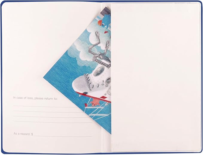 Comix Lined Journal Notebook for Women Men, Journaling Notebooks for Office School Home, 240 Pages, 5.5" x 8.3", College Ruled, A5, Hardcover, Navy Blue