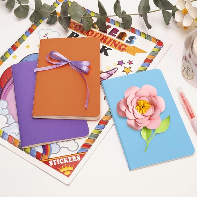 Lzerking Small Journal Mini Notebooks Bulk 36 Pack Pocket Notepads-Light Purple Cover 3.5 x 5.5 Inches, 30 Sheets/60 Pages, for Scrapbooking, Sketching, Christmas and Party gifts, and Doodling