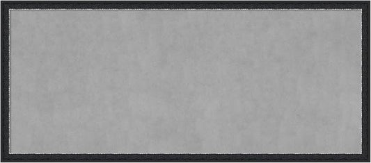 Amanti Art Black Framed Magnetic Board 22x50 Oversize Vision Board for use with Magnets, 100% Metal Sheet to Display Items as Office Decor or for Home Organization in mudroom, Kitchen or Kids Room