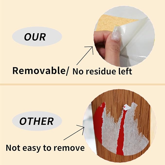 STARLIBOO Kraft Paper Rectangle Removable Moving Labels, 250 Labels, 2*3 Inch, Color-Coding Labels