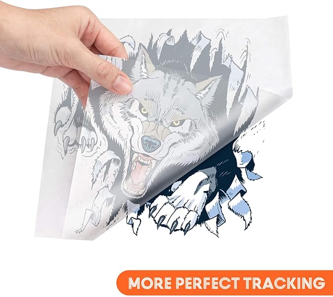 Carbon Paper Tracing Paper for Tracing - PSLER 120 Pcs White Translucent Tracing Paper and 100 Pcs Black Graphite Paper On Wood Fabric Artist Lettering Sketch Canvas Drawing A4 Size 8.5 X 11 Inch