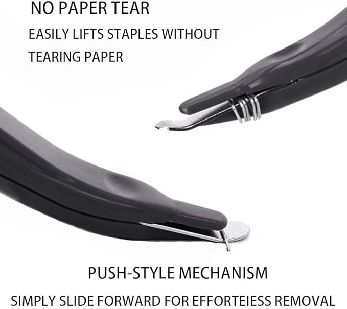 ZZTX 6 PCS Professional Magnetic Staple Remover Puller Staples Remover Staple Removal Tool for School Office Home 5 Colors