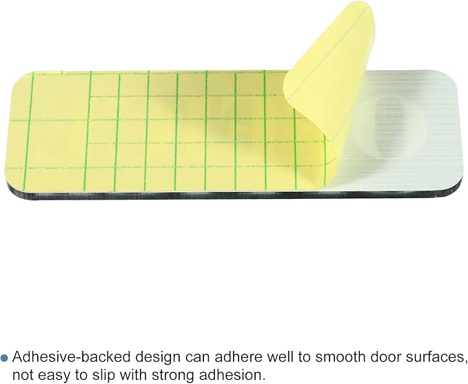 PATIKIL Office Sign, Acrylic 6"x2" Self Adhesive Door Sign Sticker Waterproof Decor Label for Office Home Business, Black