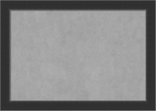 Amanti Art Black Framed Magnetic Board 29x41 Large Vision Board for use with Magnets, 100% Metal Sheet to Display Items as Office Decor or for Home Organization in mudroom, Kitchen or Kids Room