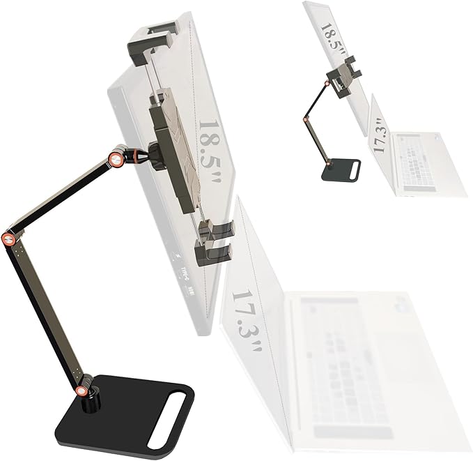 WYSXEBWZ Portable Monitor Holder for 6-18.5 Inch Screen Desktop Expandable Monitor Stand 13 inch Tablet Stand