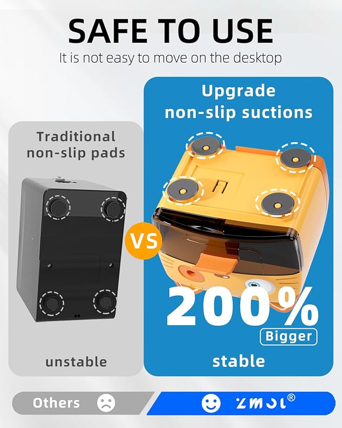 ZMOL Heavy Duty Electric Pencil Sharpener for Classroom,Cute Pencil Sharpener Plug in for Kids,Auto-Stop Pencil Sharpeners Plug in for No.2 / Colored Pencil