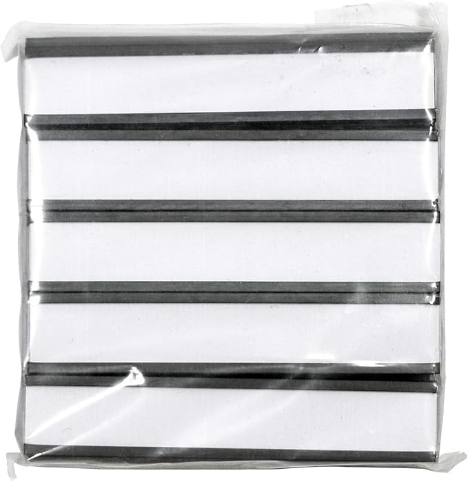 SmartSign Pack of 25 Magnetic 'C' Channel Label Holders | 0.5" x 3"