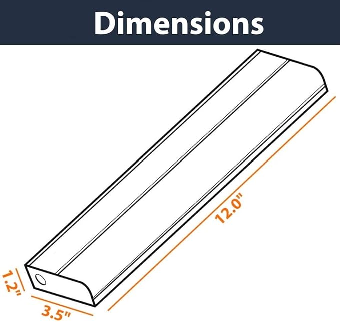harrrrd 12 inch Hardwired Under Cabinet Lights, 2 Color Settings - 3000K (Soft White) and 4000K (Cool White), Under Cabinet Lighting, Dimmable Under Counter Lights, Under-Counter Light Fixtures