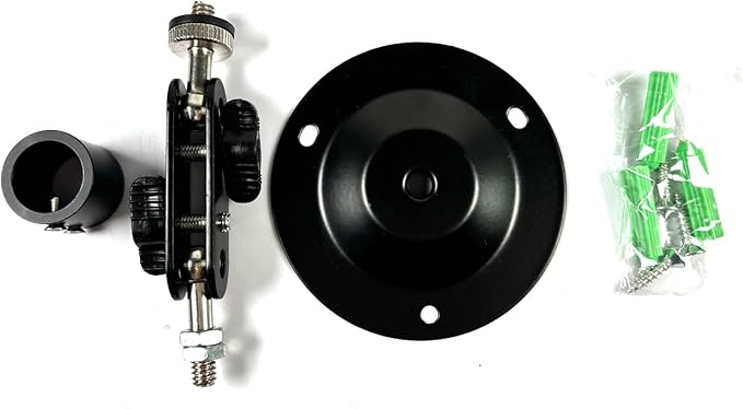 Laser Module Mount Bracket 360-Degree Adjustable Positioning Bracket 16mm (3-Pack, Black Alumina)