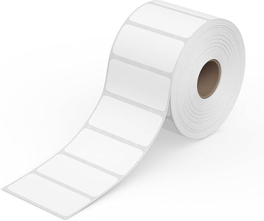 Rollo Direct Thermal 2x1 Barcode Labels - Roll of 1,000 Thermal Labels for Shipping (Commercial Grade Stickers)