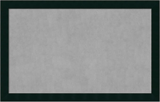 Amanti Art Black Framed Magnetic Board 28x44 Large Vision Board for use with Magnets, 100% Metal Sheet to Display Items as Office Decor or for Home Organization in mudroom, Kitchen or Kids Room