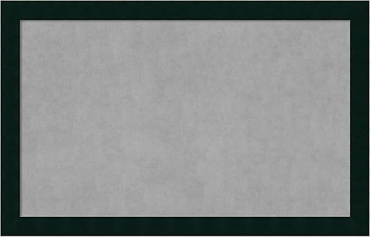 Amanti Art Black Framed Magnetic Board 28x44 Large Vision Board for use with Magnets, 100% Metal Sheet to Display Items as Office Decor or for Home Organization in mudroom, Kitchen or Kids Room