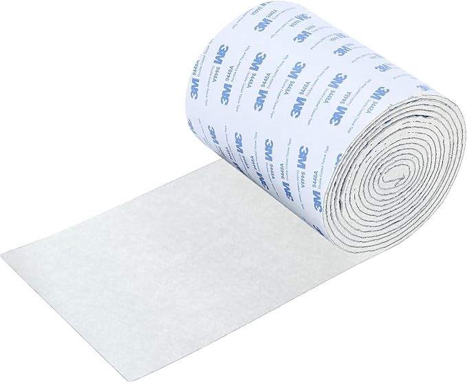 VOCOMO Felt Furniture Pads, Heavy Duty Felts Strip Roll with Adhesive Backing Felt Pads Furniture Feet Cuttable Felts Tape for Protecting Hardwood Floors(5 x 120 x 0.12 Inch, White)