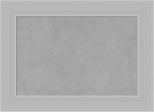 Amanti Art Silver Framed Magnetic Board 16x22 Small Vision Board for use with Magnets, 100% Metal Sheet to Display Items as Office Decor or for Home Organization in mudroom, Kitchen or Kids Room