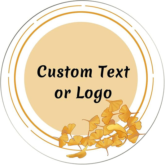 JOVELLO Personalized Custom Stickers - 60-1000 PCS Circle Custom Labels for Business, Logo, Office, Parties, etc (Labels Stickers-4)