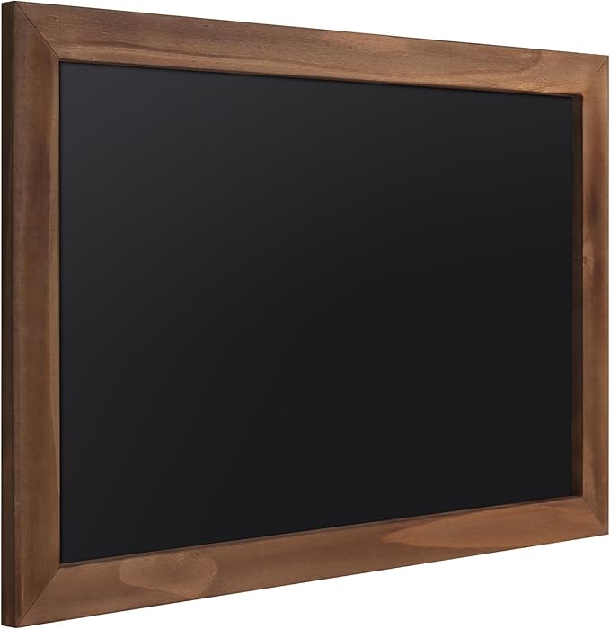 SELEAD 100% Real Wood Frame Magnetic Chalkboard Words Sign - 20" x 30" Rustic Wall Decor Bulletin Chalk Board for Home Kitchen, Business, Restaurant, Farmhouse