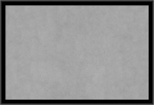 Amanti Art Black Framed Magnetic Board 17x25 Medium Vision Board for use with Magnets, 100% Metal Sheet to Display Items as Office Decor or for Home Organization in mudroom, Kitchen or Kids Room