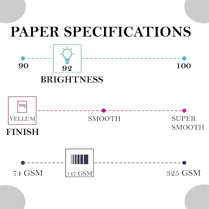 Print It - Vellum Bristol Colored Cardstock Cover Paper, 67 Lb, 8.5" X 11”, Heavyweight Colored Cardstock for Crafts, School, Invitations, And Office Use - Decoration Drawing 250/Case- Grey