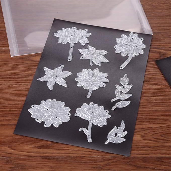 Briartw 10 Sheets Rubber Soft Magnet Sheet for Metal Cutting Dies Storage, Crafts Tool Scrapbooking Arts and Crafts Flexible Placement Mats, 3mm 6.85x5inches