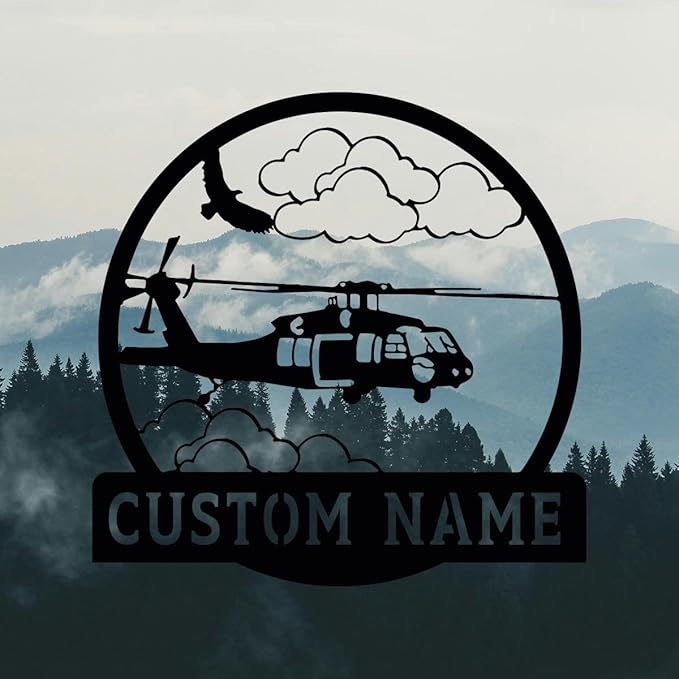 Personalized Metal Airplane Wall Art, Airplane Name Sign, Customized Pilot Name Sign, Airplane Hangar Sign Decor, Aviation Home Office Decor, Large Outdoor Decor, Pilot Gifts, Aircraft Lovers Gift