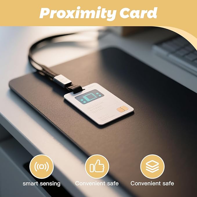 SLE4442 Contact IC Cards (Pack of 100)– ISO PVC Smart Chip Cards for Access Control Systems, Secure Storage & ID Management