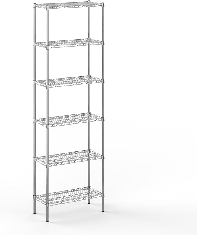 Regal Altair 14" Deep x 30" Wide x 96" Height Wire Shelving Kit | 6-Tier | NSF Commercial Storage Rack Unit