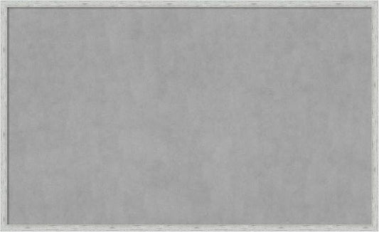 Amanti Art Silver Framed Magnetic Board 25x41 Large Vision Board for use with Magnets, 100% Metal Sheet to Display Items as Office Decor or for Home Organization in mudroom, Kitchen or Kids Room