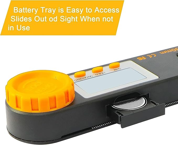Rainyb Digital Angle Finder Tool 7inch 0-360 degree LCD Digital Protractor with Horizontal Vertical Bubble Levels and Ruler Meter Accurate Tools for Carpenters,Woodworkers,Fabricators（7-Inch X 2Pcs）