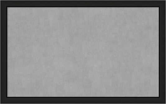 Amanti Art Black Framed Magnetic Board 27x43 Large Vision Board for use with Magnets, 100% Metal Sheet to Display Items as Office Decor or for Home Organization in mudroom, Kitchen or Kids Room