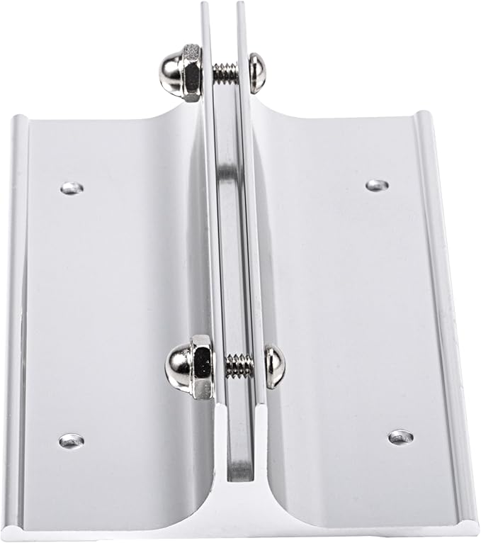 SINKAA Aluminum Corridor Sign Holder, 10 Pack Direct Sign Mount Bracket, Design for Restroom, Conference Room Classic Silver Signs - 4" Length, 1/8" Substrate - Easy to Install