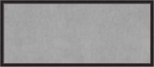 Amanti Art Black Framed Magnetic Board 22x50 Oversize Vision Board for use with Magnets, 100% Metal Sheet to Display Items as Office Decor or for Home Organization in mudroom, Kitchen or Kids Room