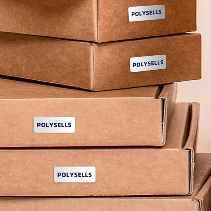 POLYSELLS 1" x2-5/8 Self Adhesive Address Labels, 30UP Blank Shipping Labels, FUSKU, FBA Mailing Labels for Inkjet and Laser Printer, 3000 Sticker Labels (100 Sheets), 30 Labels per Sheet