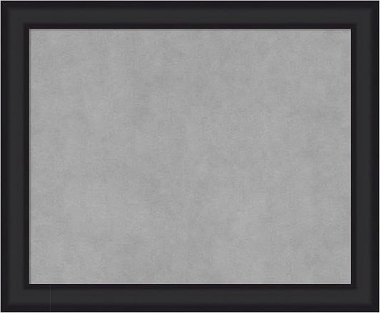 Amanti Art Black Framed Magnetic Board 19x23 Small Vision Board for use with Magnets, 100% Metal Sheet to Display Items as Office Decor or for Home Organization in mudroom, Kitchen or Kids Room