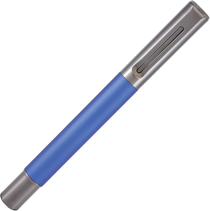 Monteverde USA Ritma Fountain Pen in Blue – Fine Nib, Smooth JoWo Stainless Steel, Refillable Ink Cartridge/Converter – Ideal for Everyday Writing & Journaling