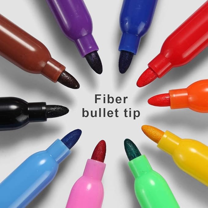 Volcanics Christmas Dry Erase Markers – Colored Whiteboard Markers with Giftable Holiday Packaging, 12 Pcs, Ideal Stocking Stuffer, Teachers & Families