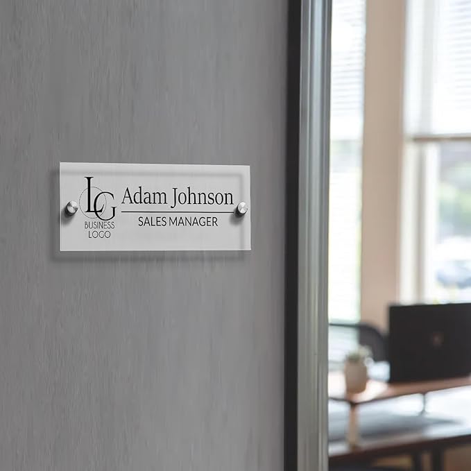 Custom Name Plates for Doors Personalized Wall Name Signs Office Workspace Decor New Job CEO Gift