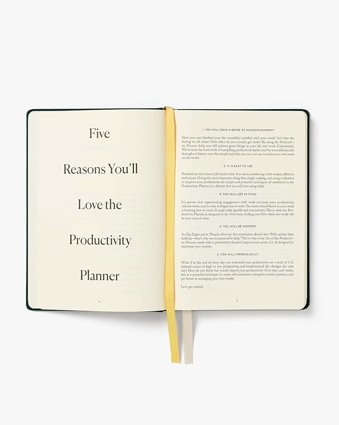 Intelligent Change - 3-Month Productivity Planner, Productivity Tools for Time-Management and Mindfulness, Daily To-Do List, A5 Undated Quarterly Planner (Green)